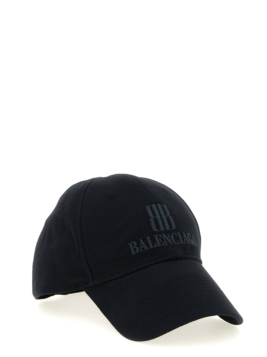 Balenciaga Logo Embroidery Cap Hats - Black | c88850ef090002719ba2a99d584262bc8c828307