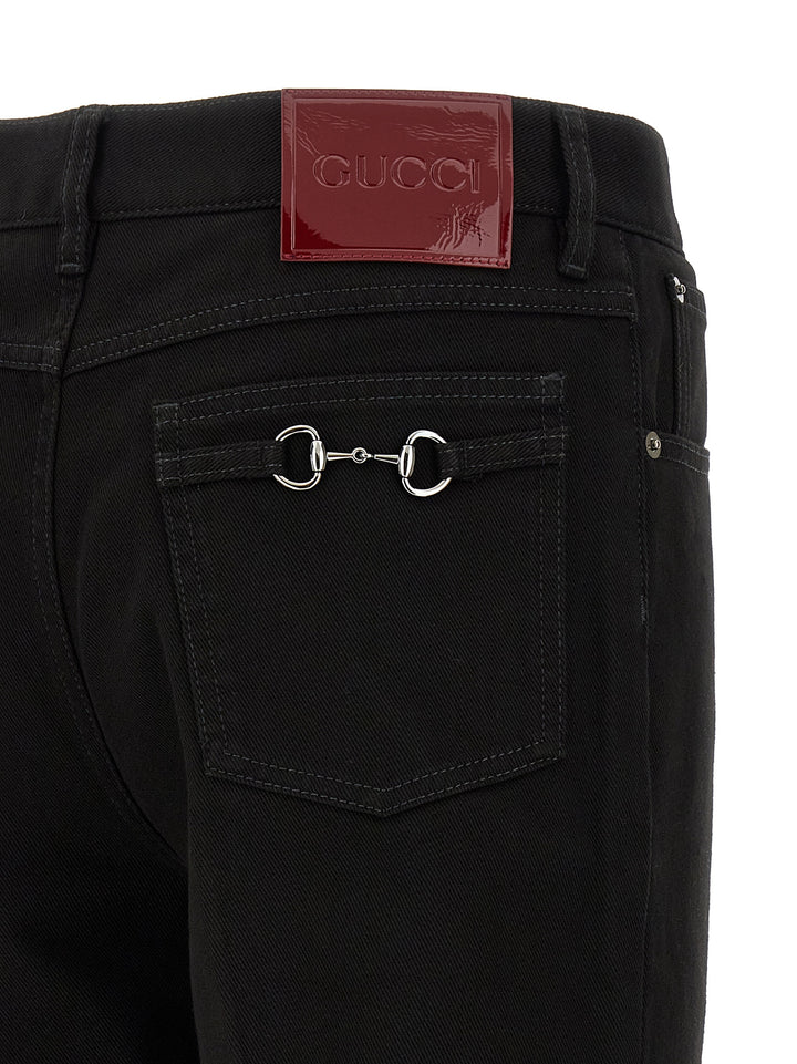 Gucci Morsetto Jeans - Black | c2c339214422473944eb171e471ea312ba7dcde0