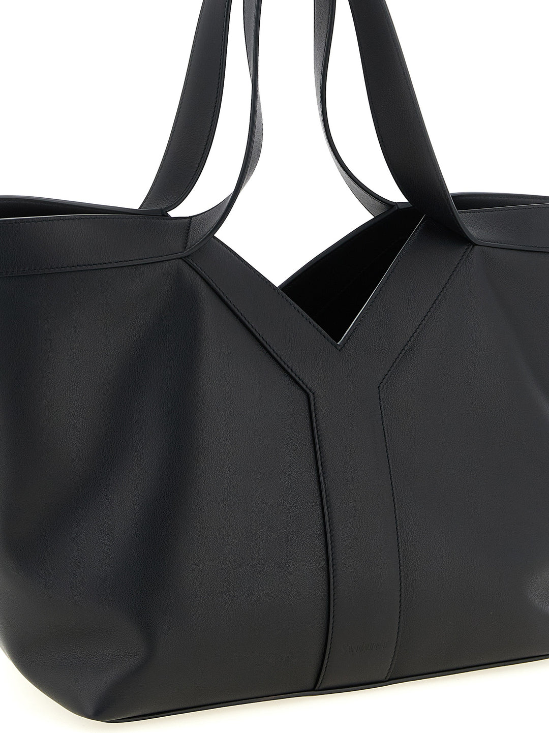Saint Laurent Y Tote Bag - Black | cce51b48b987841f591b4564850fe47f6e8ee2c2