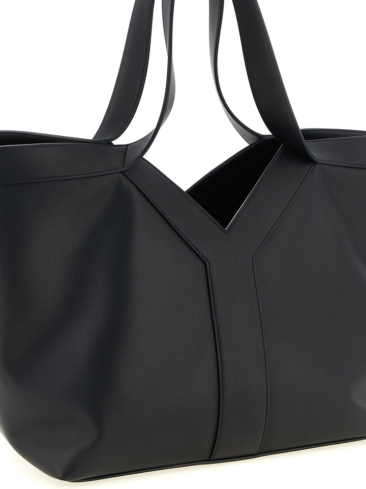 Saint Laurent Y Tote Bag - Black | cce51b48b987841f591b4564850fe47f6e8ee2c2