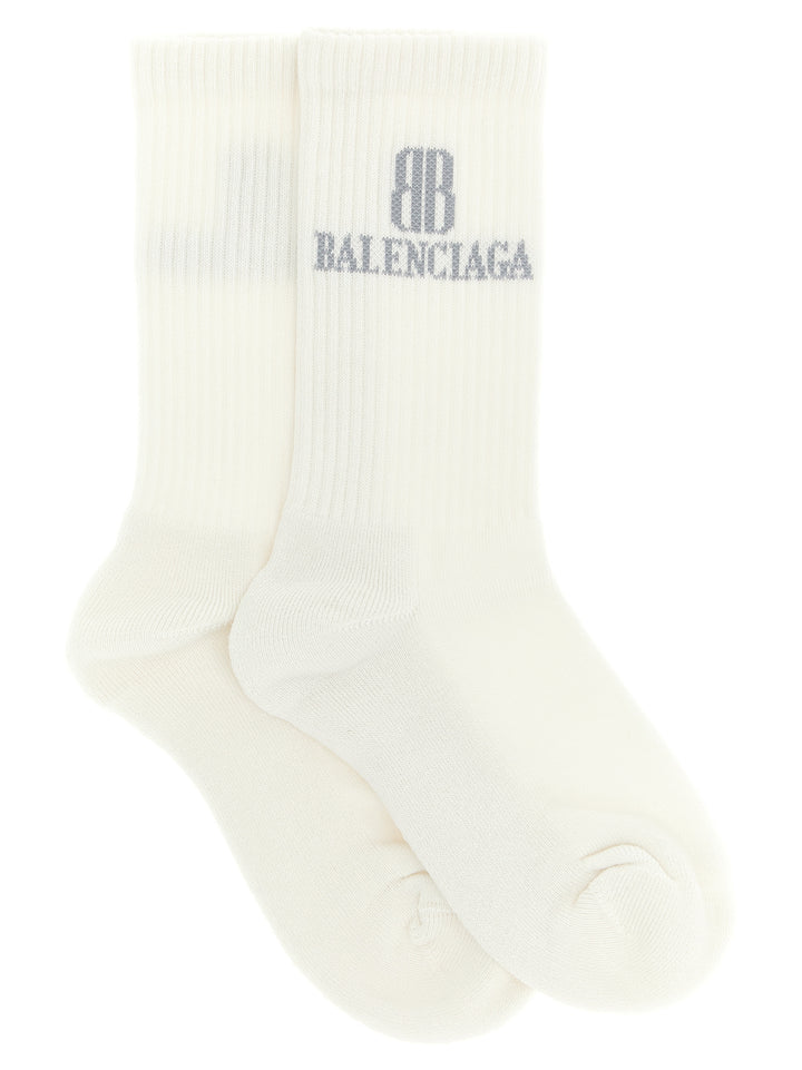 Balenciaga Nano Bb Socks - White | dff63bfd26006bc8b06711d7d0212afeb35116fa