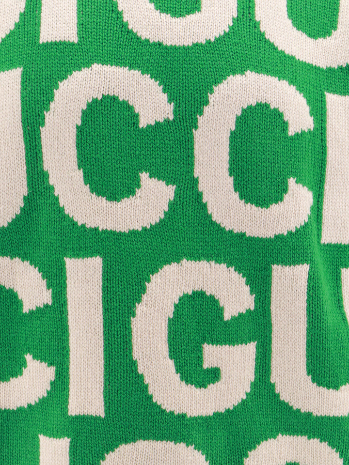 Gucci Sweaters - Blue and green | 3b22028aae3e0740feaf702f2ca09018e6bf49ce
