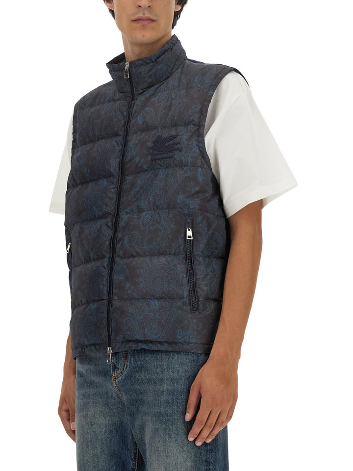 Etro Gilet - Blue | Wanan Luxury
