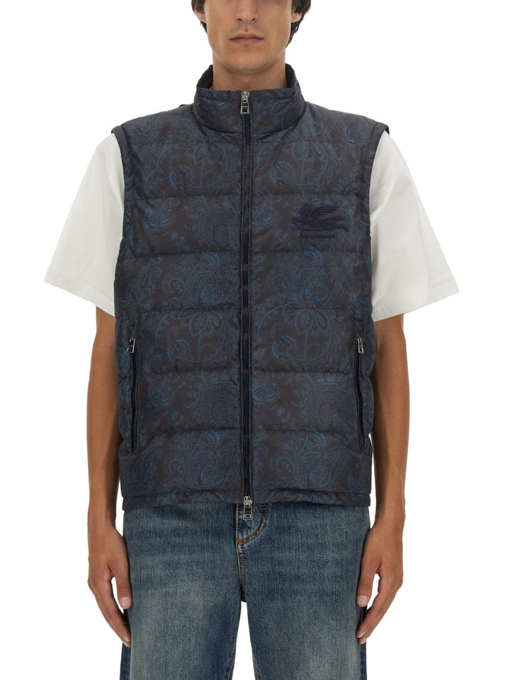 Etro Gilet - Blue | Wanan Luxury