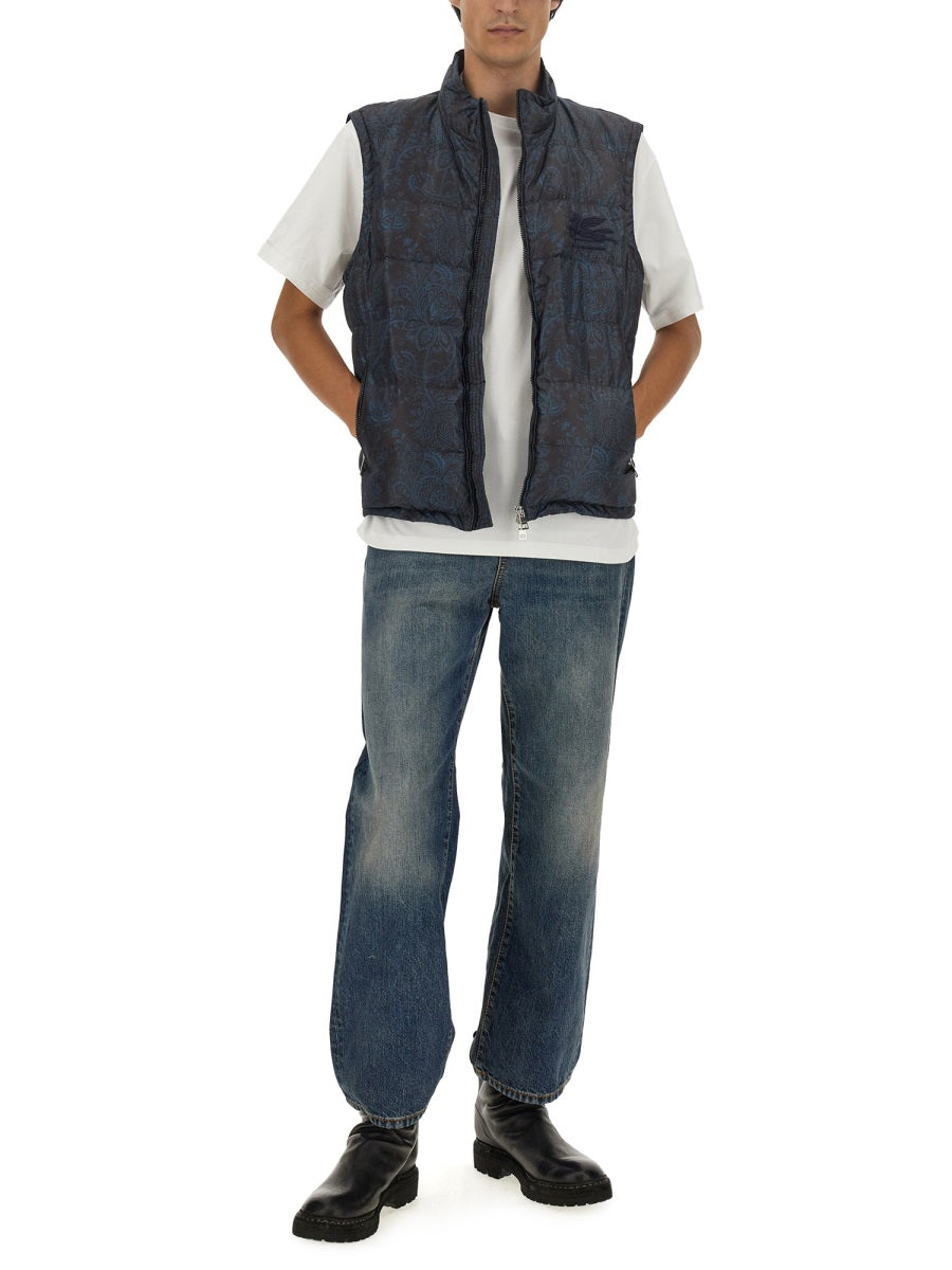 Etro Gilet - Blue | Wanan Luxury