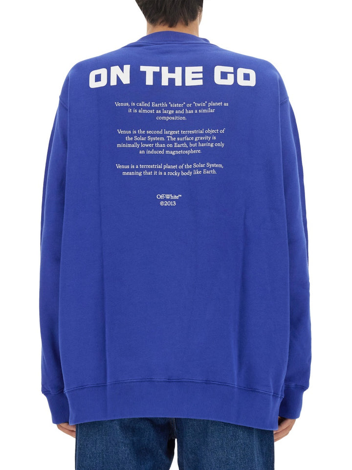 Off-White Sweatshirts - Blue | Wanan Luxury