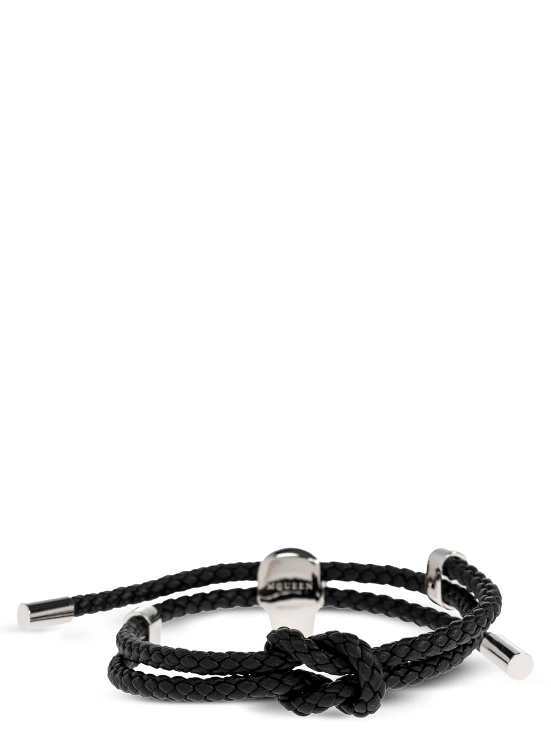 Mcqueen Braided Bracelet Jewelry - Black | f509575c1a70c572c28941d5d2335d543d97b1b3