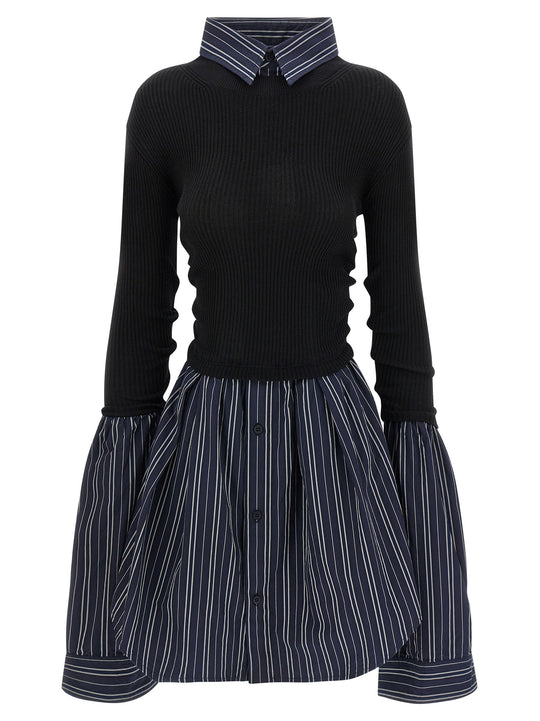 Trompe L'œIl Shirt Sweater Sweaters And Cardigans Multicolor