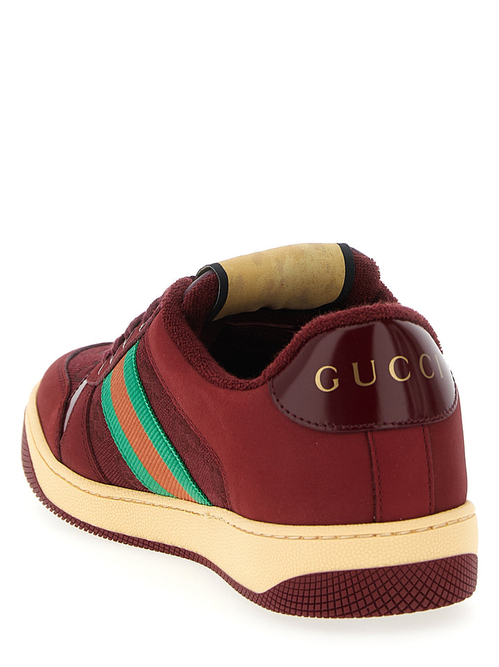 Gucci Screener Sneakers - Bordeaux | 044890f2bbbd45789142f95c8bf65317d0097053