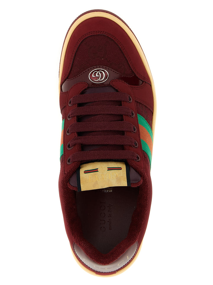 Gucci Screener Sneakers - Bordeaux | aac0b856abe814bdb12f29faaf598cb70fa8156d