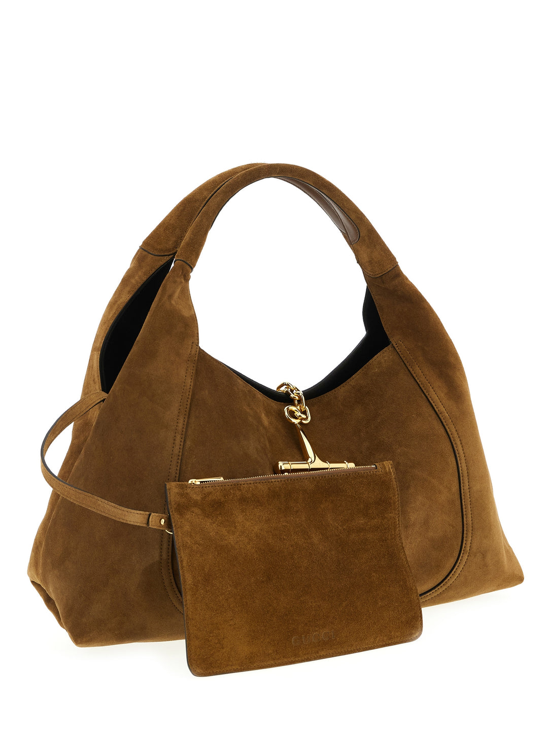 Gucci Softbit Shoulder Bags - Brown | 06e4c7e85fc43fa8bd38621558c7ade46cdf37e7