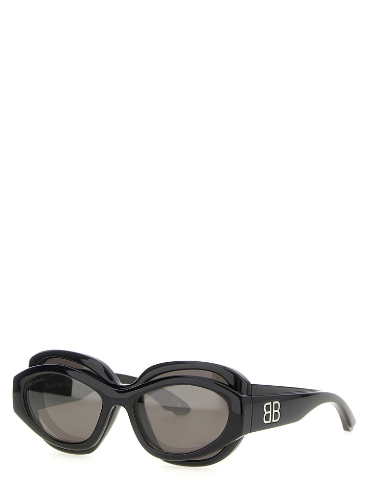 Balenciaga Superbusy Round Sunglasses - Black | 0f50eee80e581d7d4b81efeb01cf367cb8d3b9cd