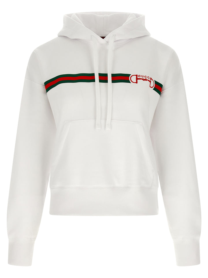 Gucci Morsetto Gucci Sweatshirt - White | ea1da49a6fea16566a6747a7c7dd2c051749c224