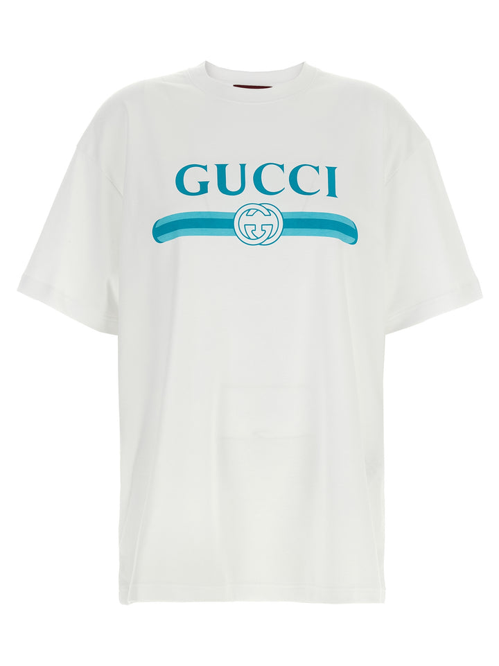 Gucci Gucci Incrocio Gg E Web T-shirt - White | 0ae58059bc74668790a097b8b62b524da0653e23