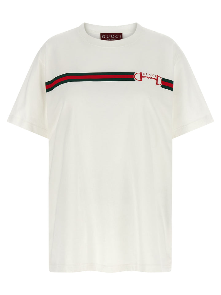 Gucci Nastro Web T-shirt - White | a0df2806868218f6a3aec3d4008dde732e739d57