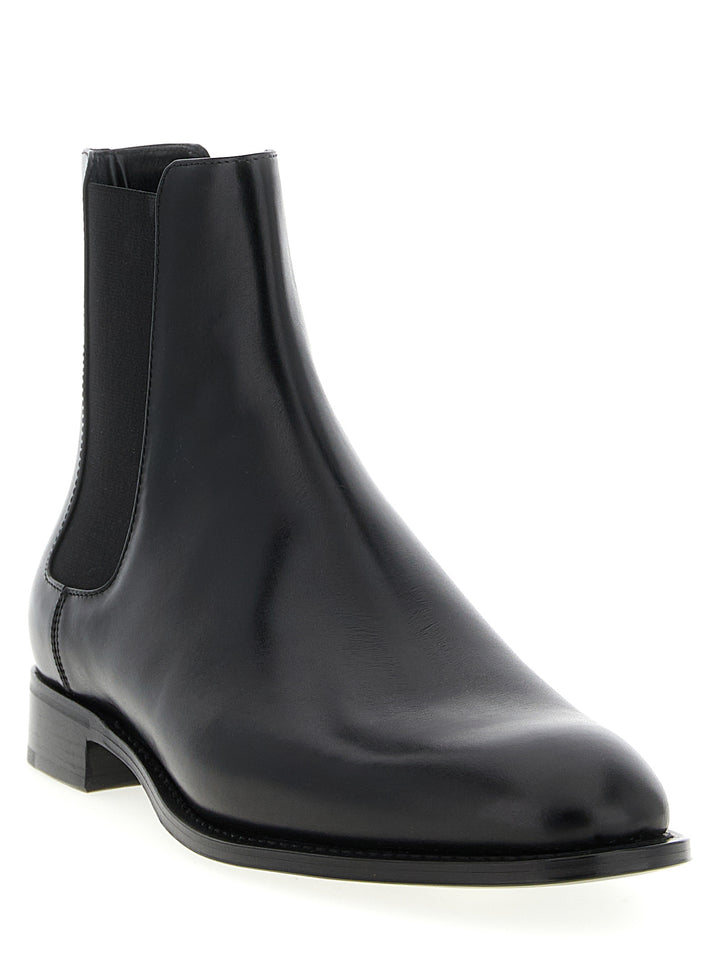 Saint Laurent Adrien Boots and Ankle Boots - Black | f222a67bff57cabf3c693a5d86ae9485273c8105