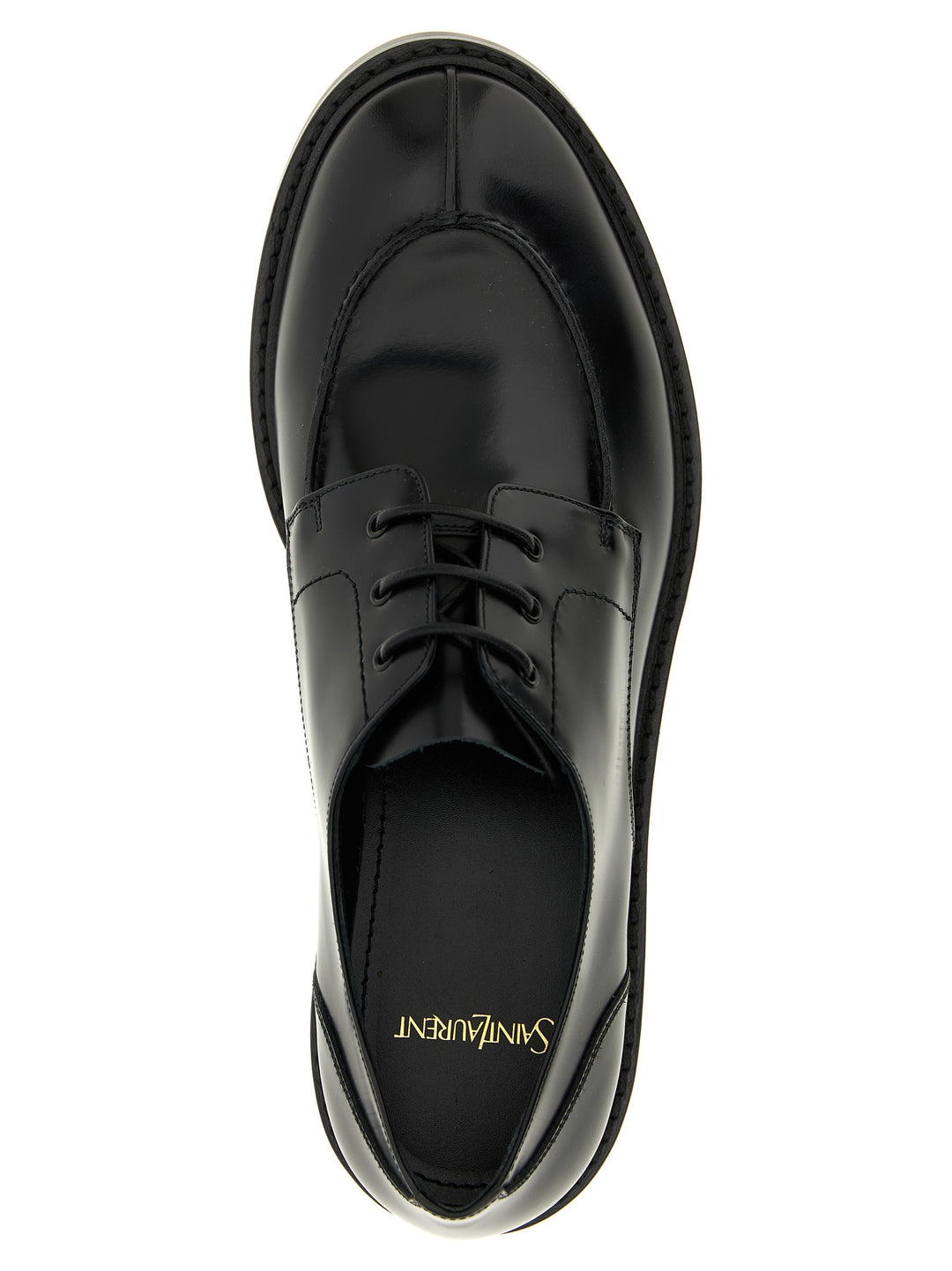 Saint Laurent Lino Lace Up Shoes - Black | 0f60a7f95fdbbf46a62c0ac53b73b1433a716188