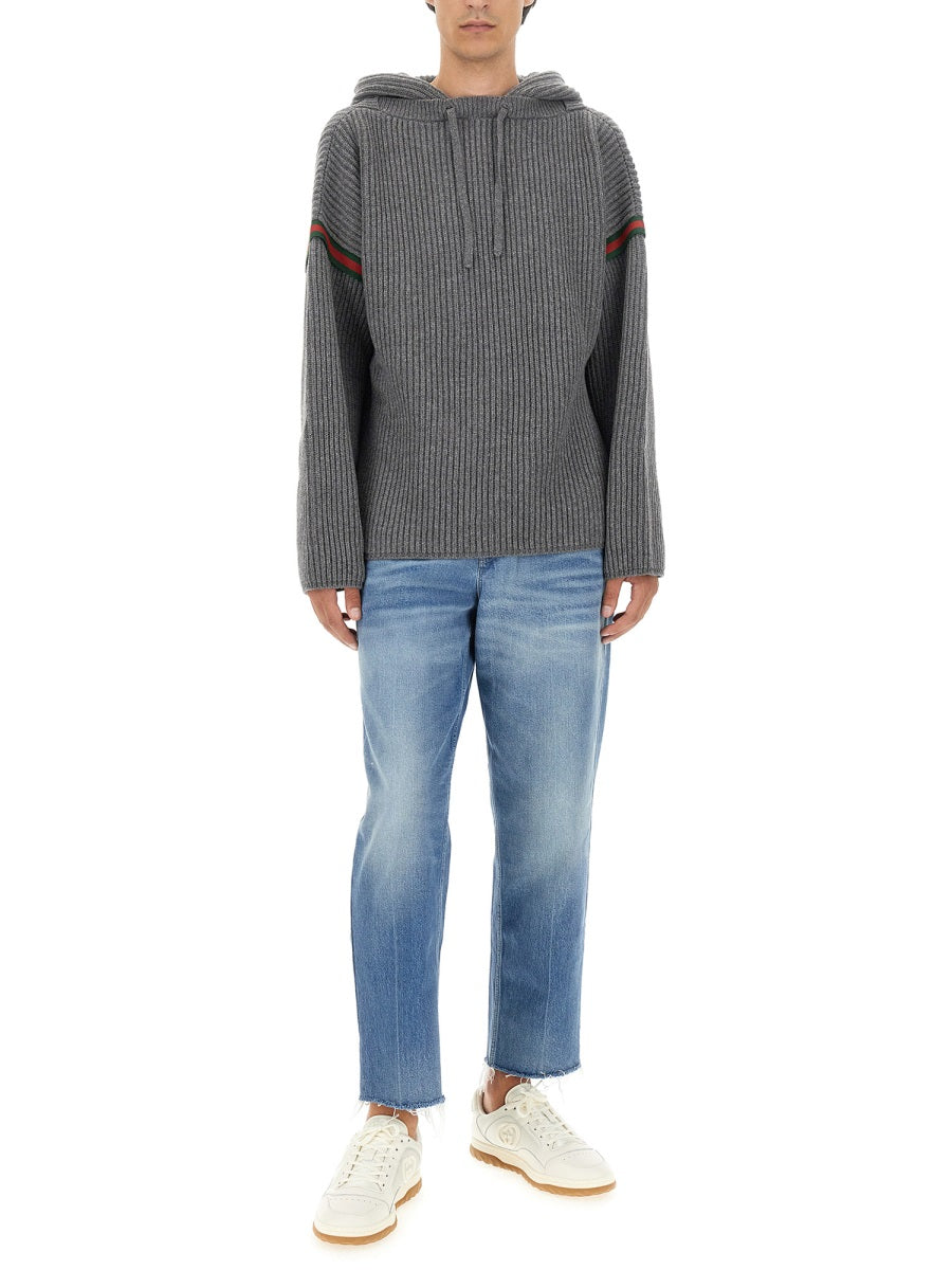 Gucci Sweaters - Grey | 3b049735f503170ab34f868c3615e0679bc19f97