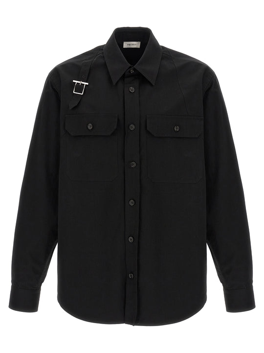 Harness Utility Shirt And Blouse Black