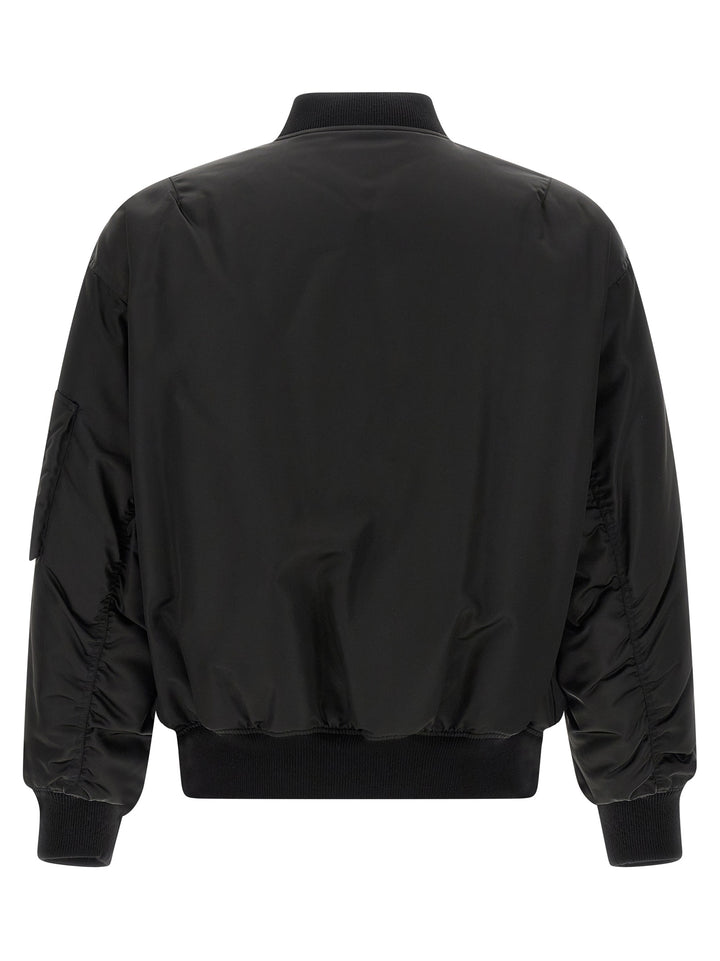 Saint Laurent Serge Bomber Jacket Puffer Jackets - Black | f54cd91565c0b44a173680ccced27d757b80646e