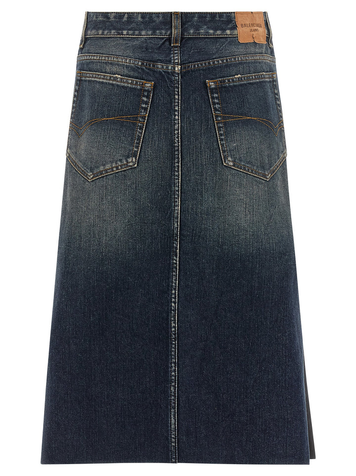 Balenciaga Hybrid Pleated Skirts - Black | 3e98c54427464bbc3e65418aa4d9b6dfec6b0119