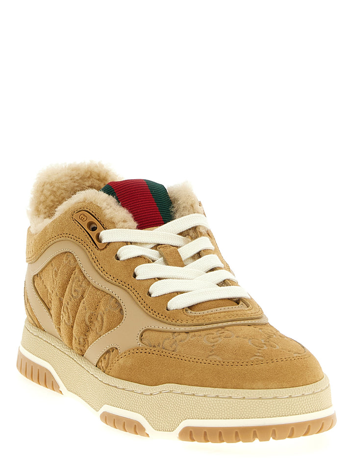 Gucci Gucci Re-Web Sneakers - Beige | a4b555225ff88146fd3bb5ebf6dd0924064395e5