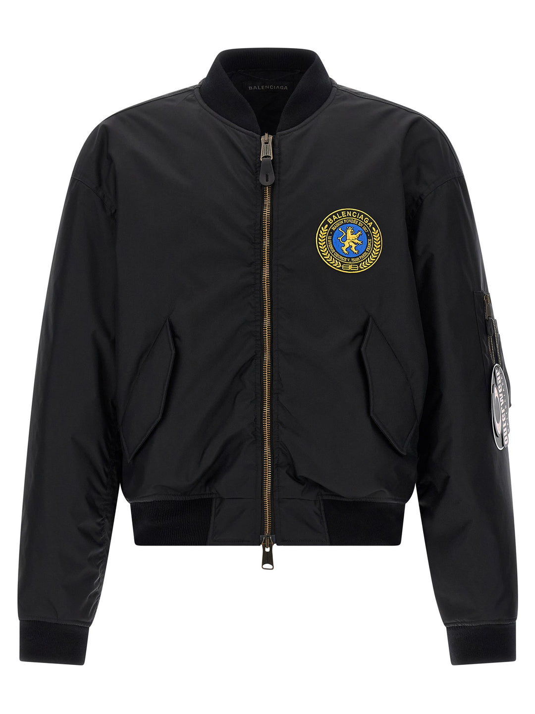 Balenciaga Bomber Puffer Jackets - Black | 13ac6030e5ce1729da34adc130a02d946d566c58