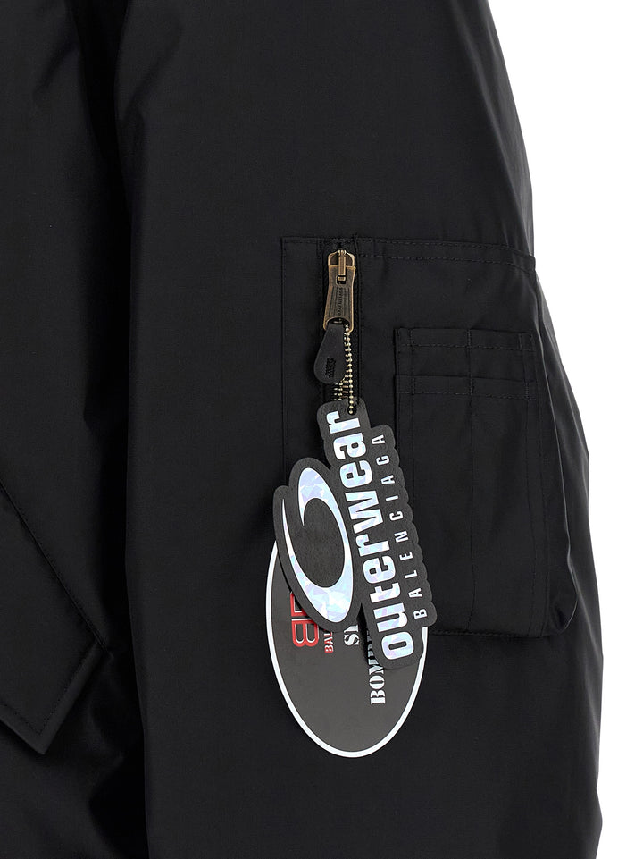 Balenciaga Bomber Puffer Jackets - Black | 58b584569d4b0ffc10dd1d5f19c6da4656678240