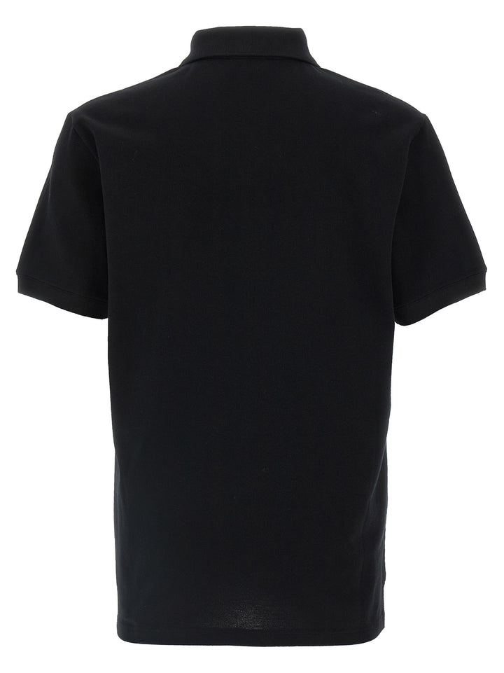 Mcqueen Logo Embroidery  Shirt Polo - White/Black | 8dc54981e1b638dad767c4296d5c2b4ab83858ec