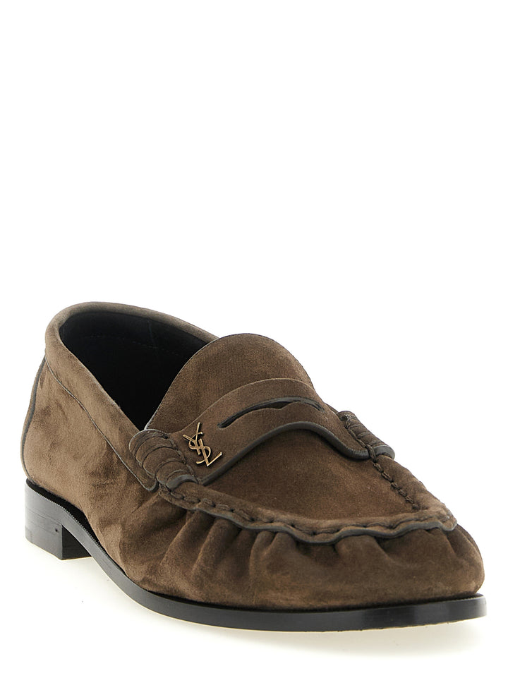 Saint Laurent Le Loafer Loafers - Brown | dc1d7e8ab417785d7721a675934395fbccdcc7c3