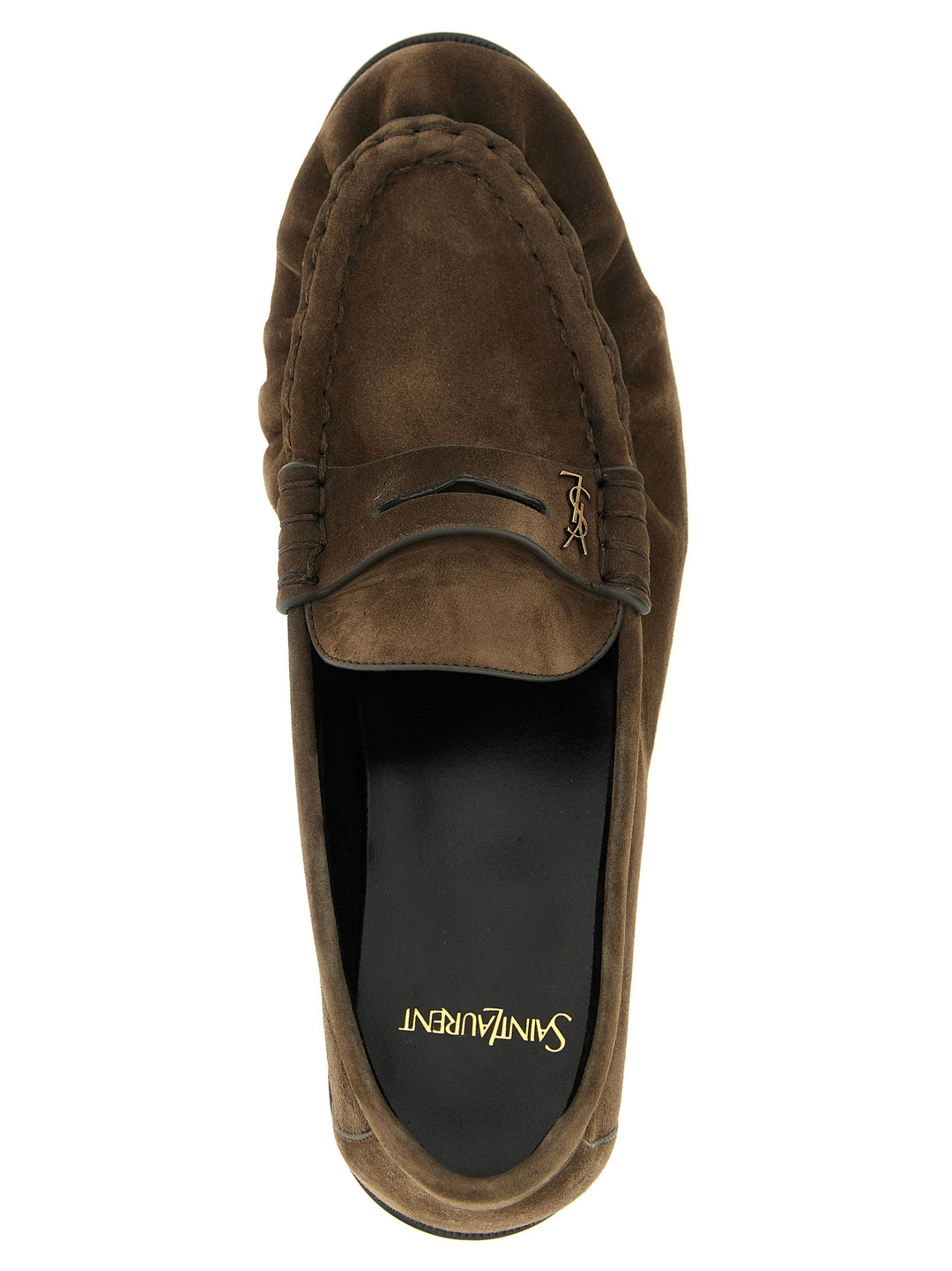 Saint Laurent Le Loafer Loafers - Brown | e8fc4e8e9c025bb064afd773f2414bd3f929c200
