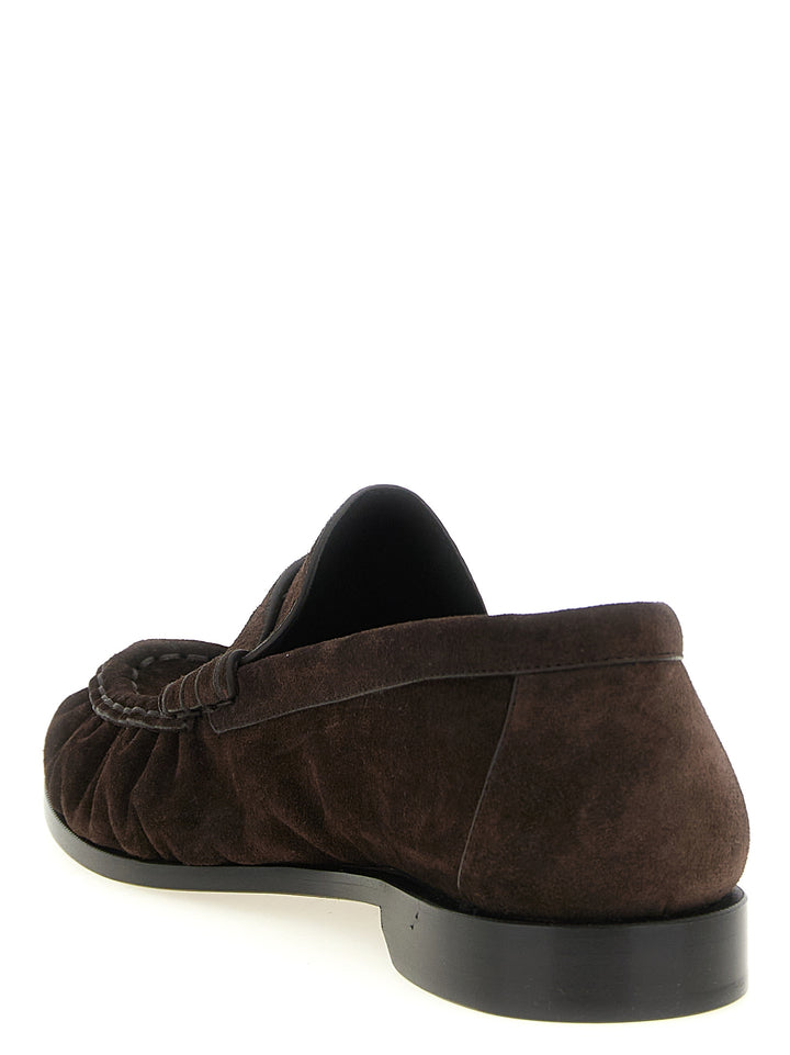 Saint Laurent Le Loafer Loafers - Brown | 85a7e3e134459ce9d7a8b93c1c4a0d724a450bbc