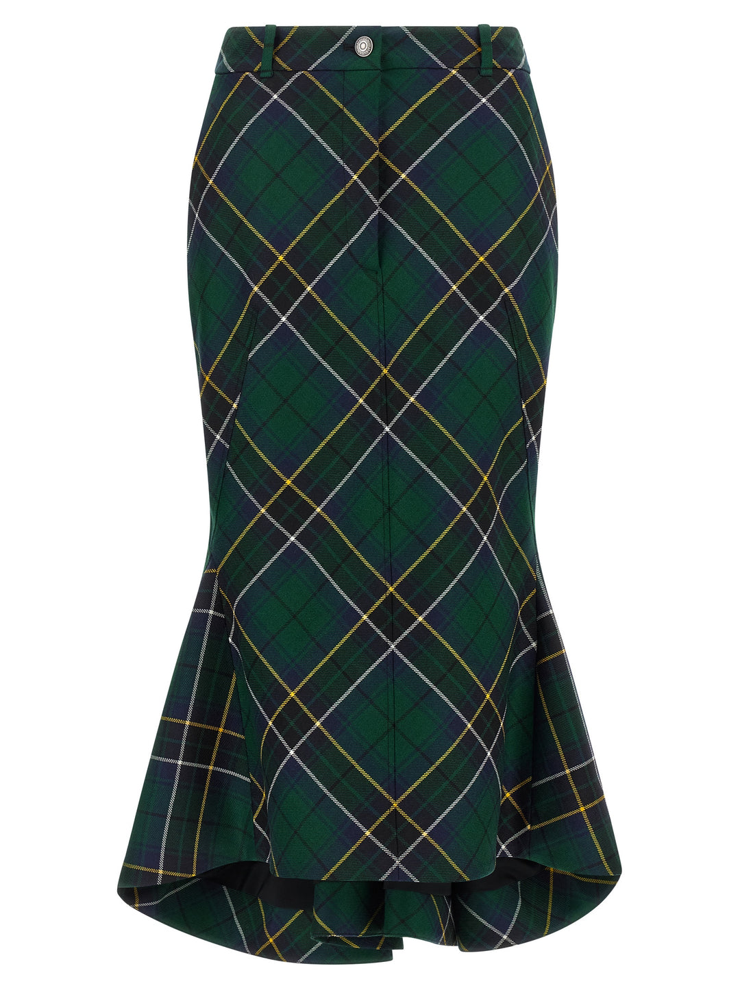 Mcqueen Tartan Skirt Skirts - Green | 60c398ac7febe9f0992a41b23cc10e49896229e2