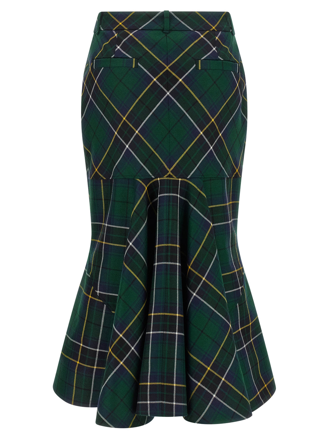 Mcqueen Tartan Skirt Skirts - Green | 8098283c2b909028a2c24b3132a585ba0dfb82d8