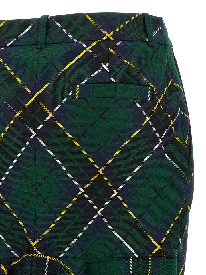 Mcqueen Tartan Skirt Skirts - Green | 1a1720063b2f1bf366e7474fbe89fcb9bcc75912