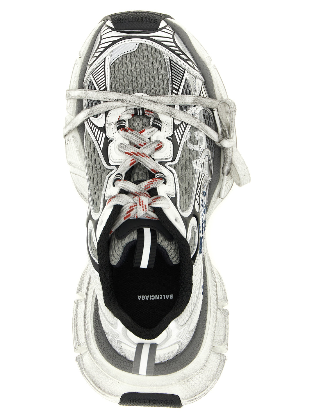Balenciaga 3xl Split Logo Sneakers - Gray | ccb7ad441309d5b086c21087f83ff527d857189f