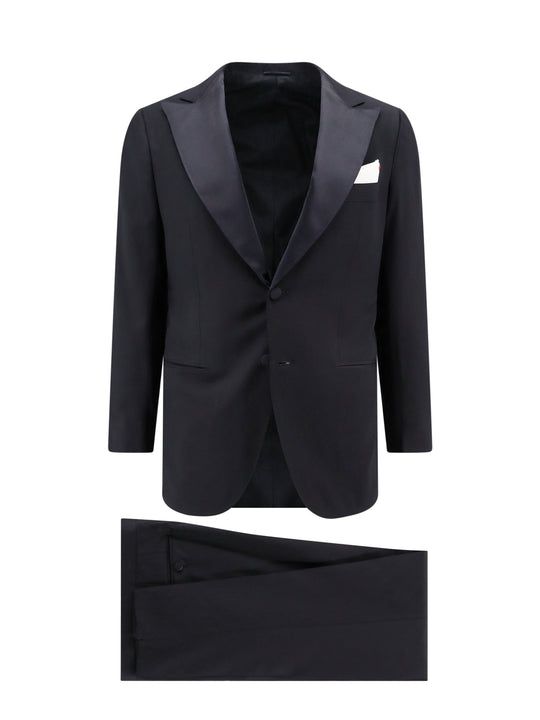 Wool Tuxedo With Satin Profiles