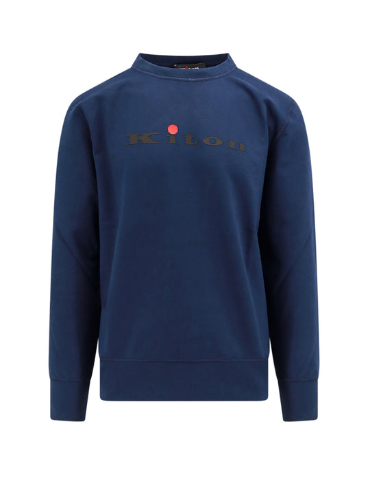 Cotton Sweatshirt With Frontal Logo