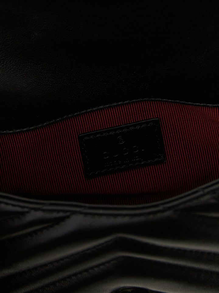 Gucci Gg Marmont Shoulder Bags - Black | c6db446e4c7b9ba7f5b80b28aa2b7f4f3c2988f0