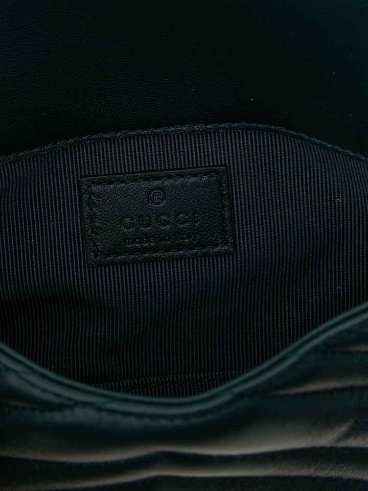 Gucci Gg Marmont Shoulder Bags - Green | a6dd78c9e43222291dc5a5554b4040e4e3235918