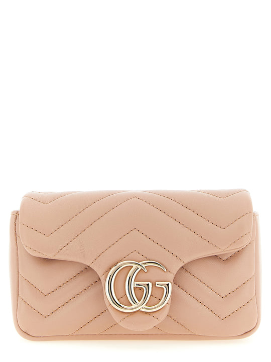 Gg Marmont Shoulder Bags Pink