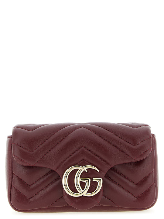 Gg Marmont Shoulder Bags Red