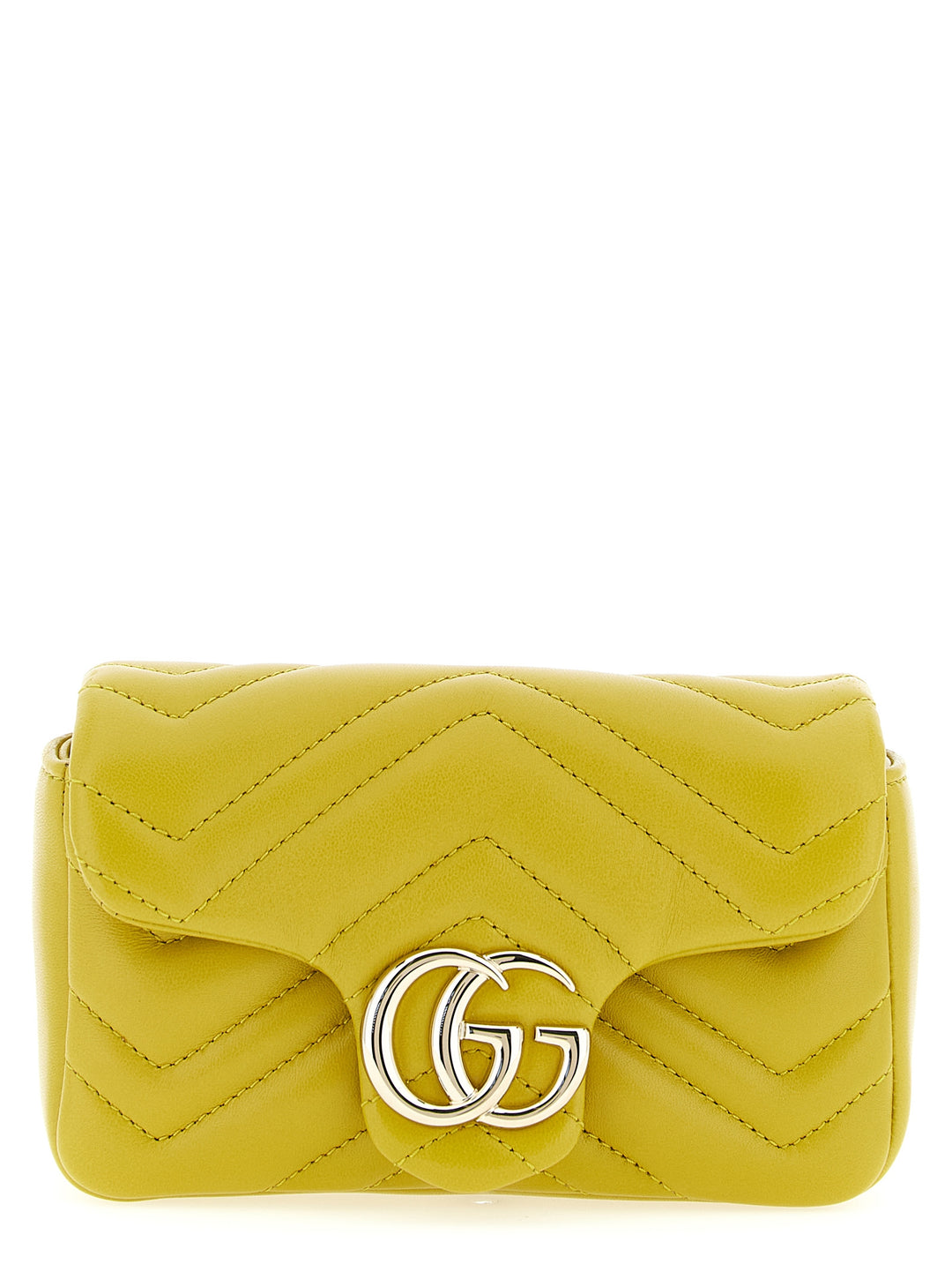 Gucci Gg Marmont Shoulder Bags - Yellow | 86e7a86690274d846de698903de458ce6a905772