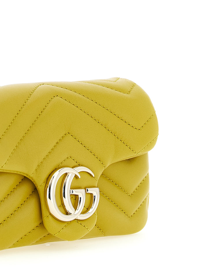 Gucci Gg Marmont Shoulder Bags - Yellow | 34fd9579b2a12e94231e5cbdac573f3eb540b14f