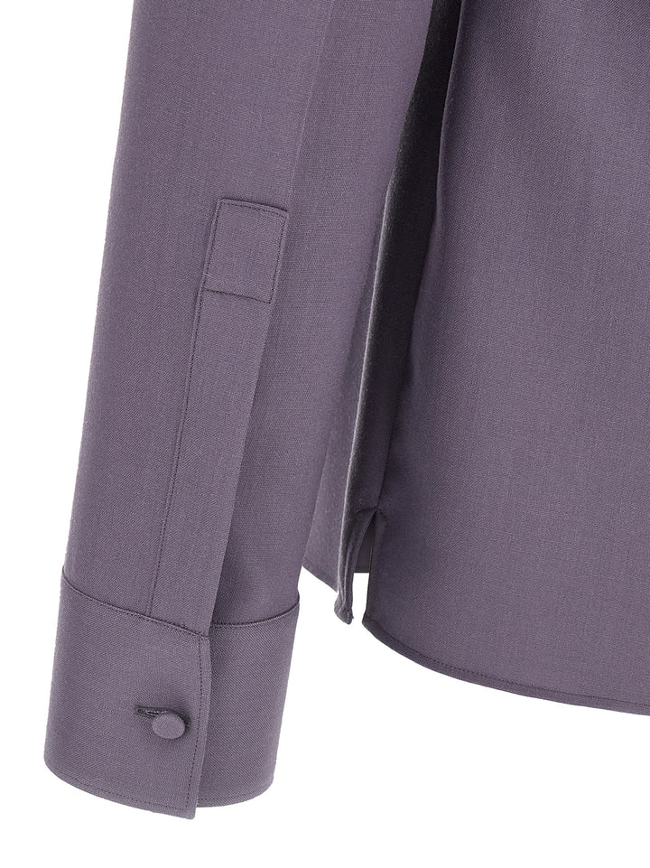 Gucci Horsebit Shirt Shirt and Blouse - Purple | 357b6e06ca80d6f7bb7b12ec8b81476cceadf419