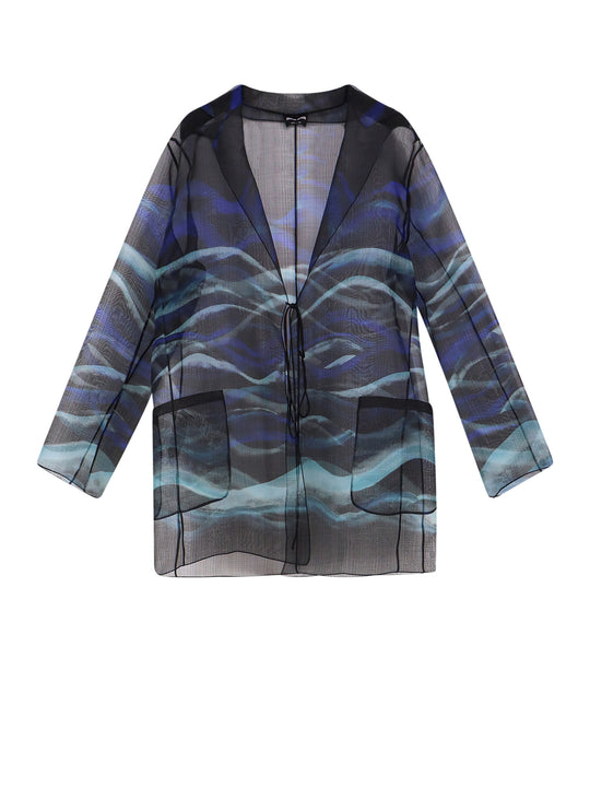 Silk Shirt With All-Over Print