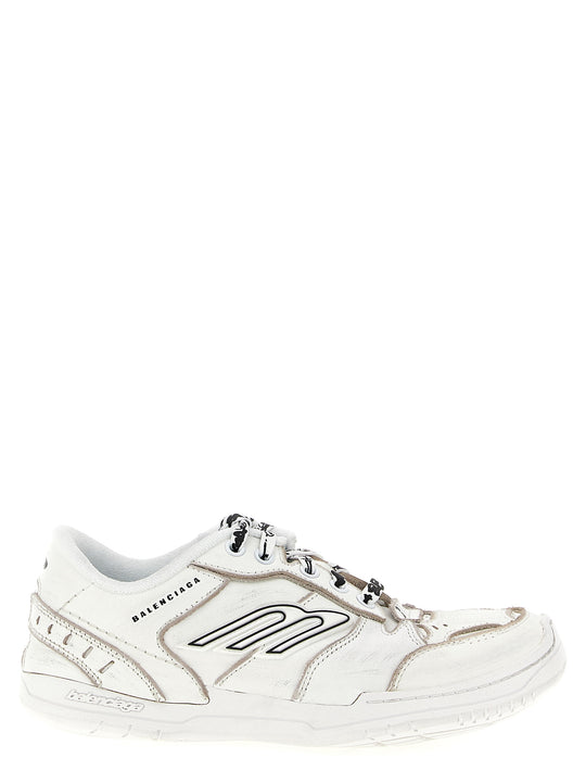 Hamptons Worn-Out Medio Sneakers White