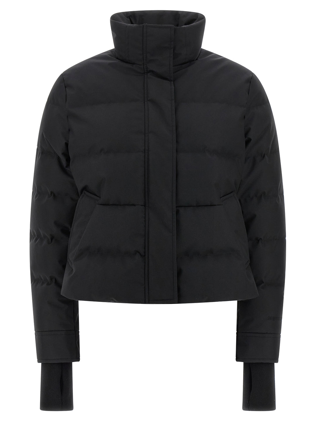 Mcqueen Cropped Down Jacket Puffer Jackets - Black | d14fc94188023452a5828d44418962a9a72a5982