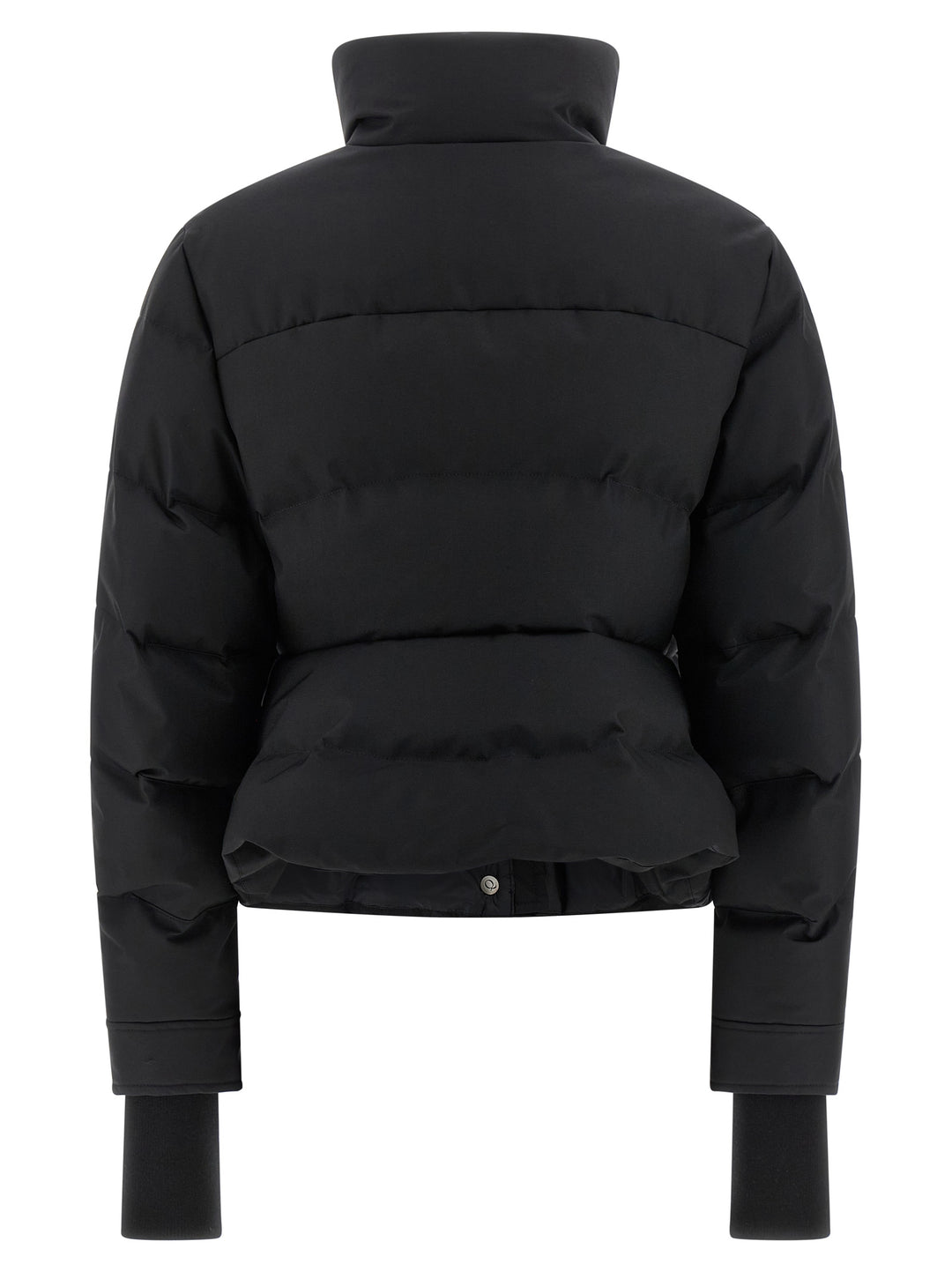 Mcqueen Cropped Down Jacket Puffer Jackets - Black | 672931ee84cbbbf0d5c327f523c35e8abd226aab