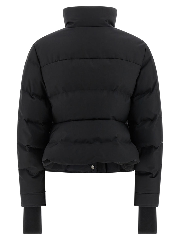 Mcqueen Cropped Down Jacket Puffer Jackets - Black | 672931ee84cbbbf0d5c327f523c35e8abd226aab